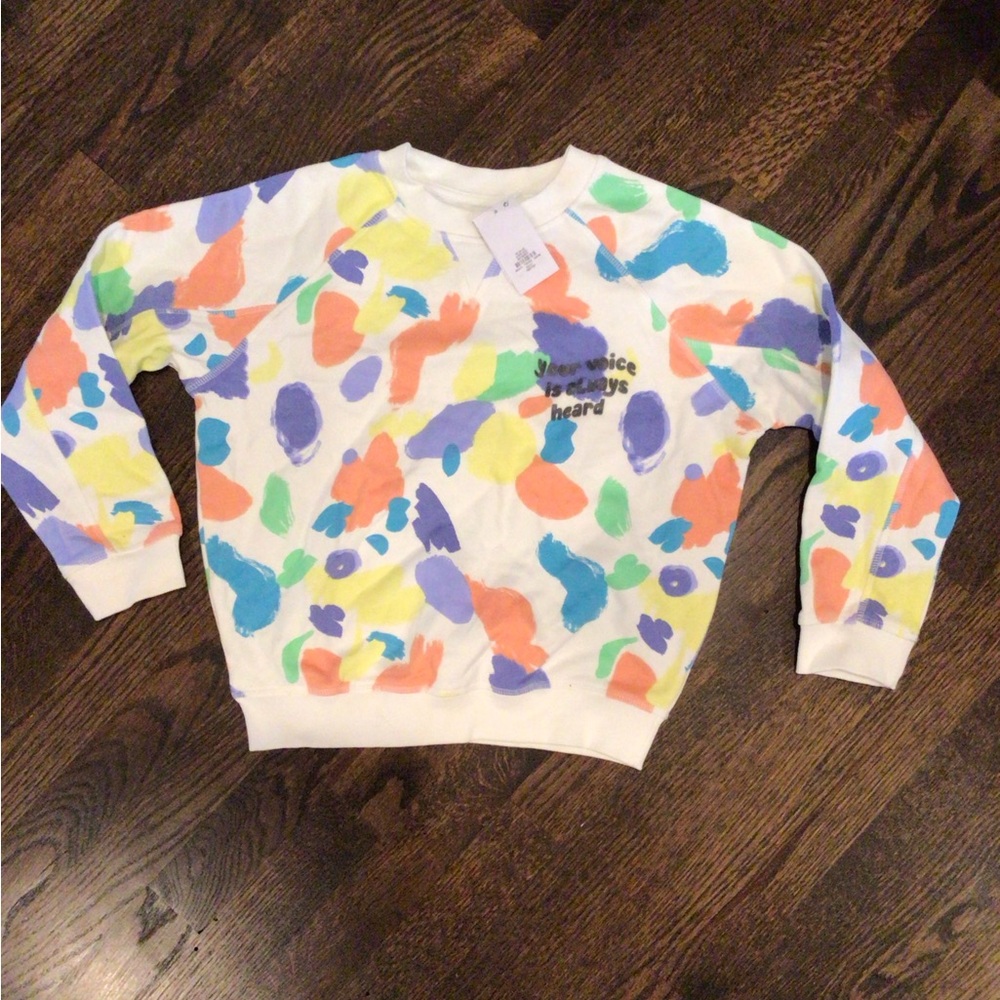 PRIMARK - colorful abstract print sweatshirt